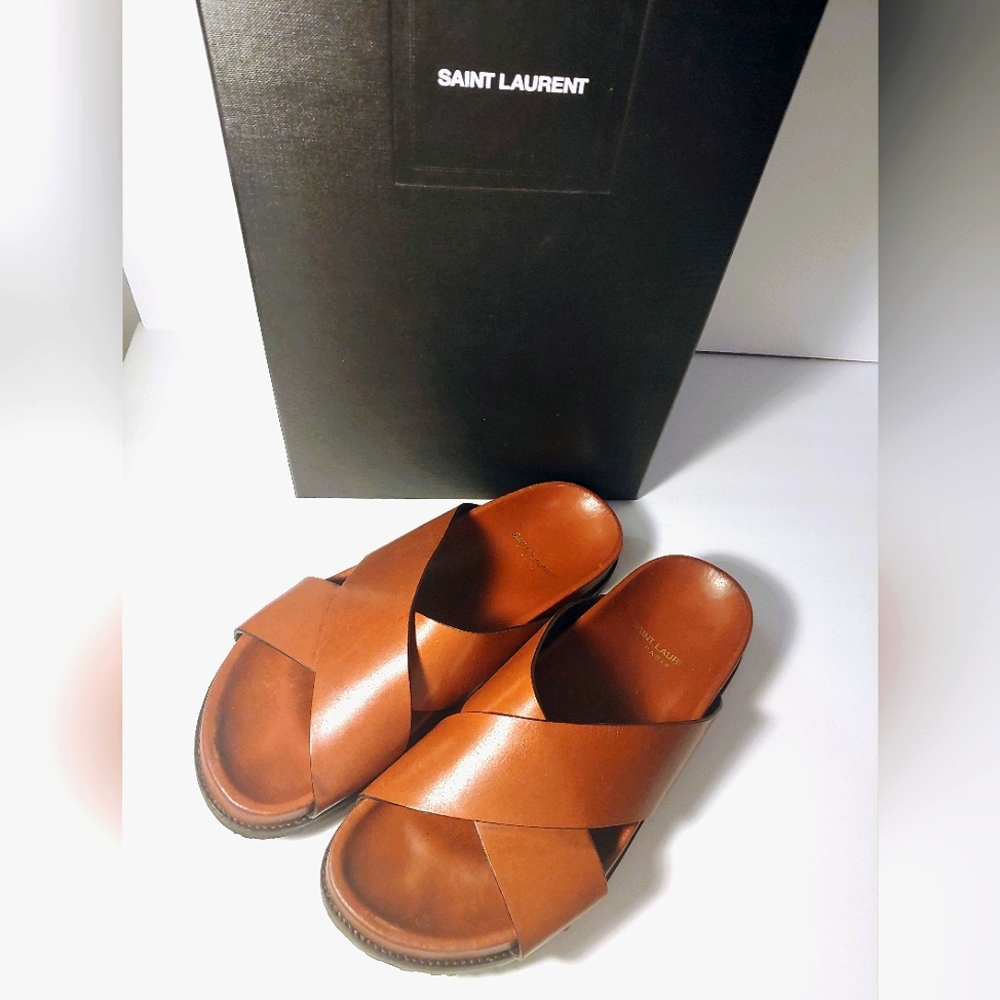 Saint Laurent Leather Sandals
